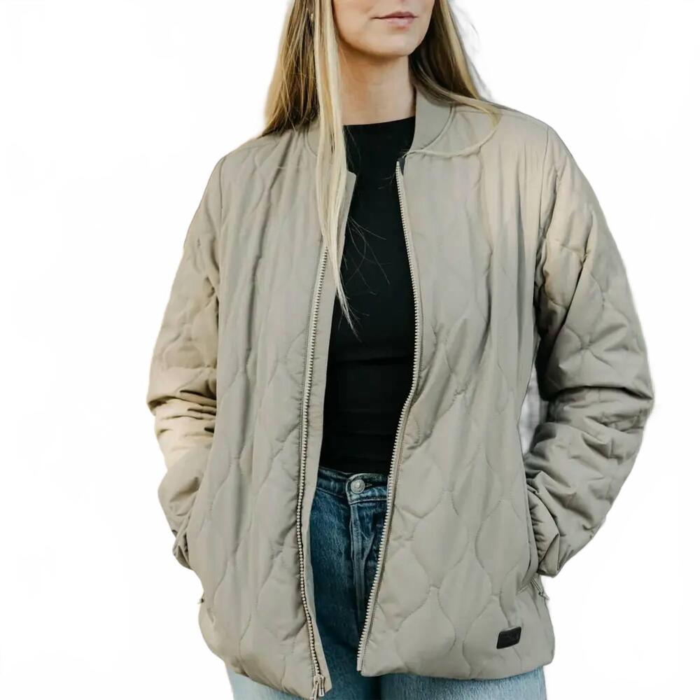 NEW MARSH WEAR barnwell puff jacket in coriander